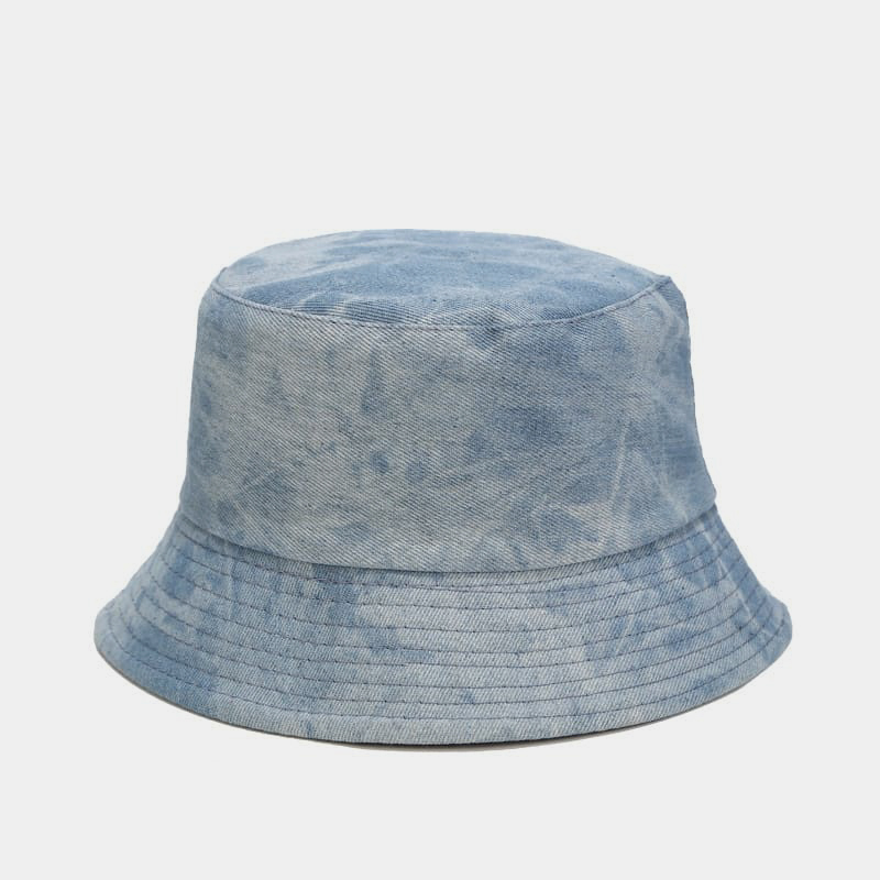 BK00069 Denim nyakkendős női vödörsapka