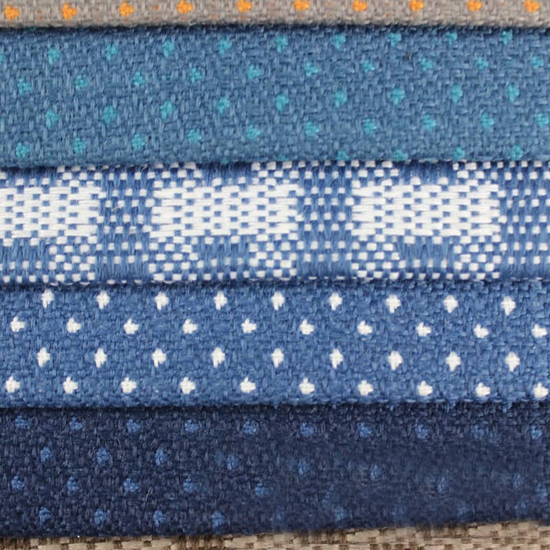 SM-A0007 Virágmintás jacquard vászon kanapészövet