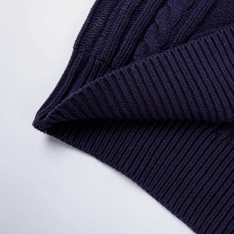 SM-K0032 őszi/téli női V-nyakú, egyszínű jacquard kötött ruha SM-K0032 őszi/téli női V-nyakú, egyszínű jacquard kötött ruha