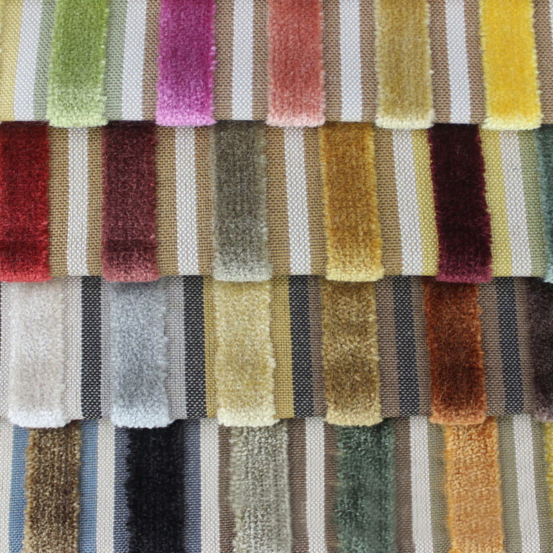 SM-A0017 Szövött vágott jacquard matt bársony kanapészövet
