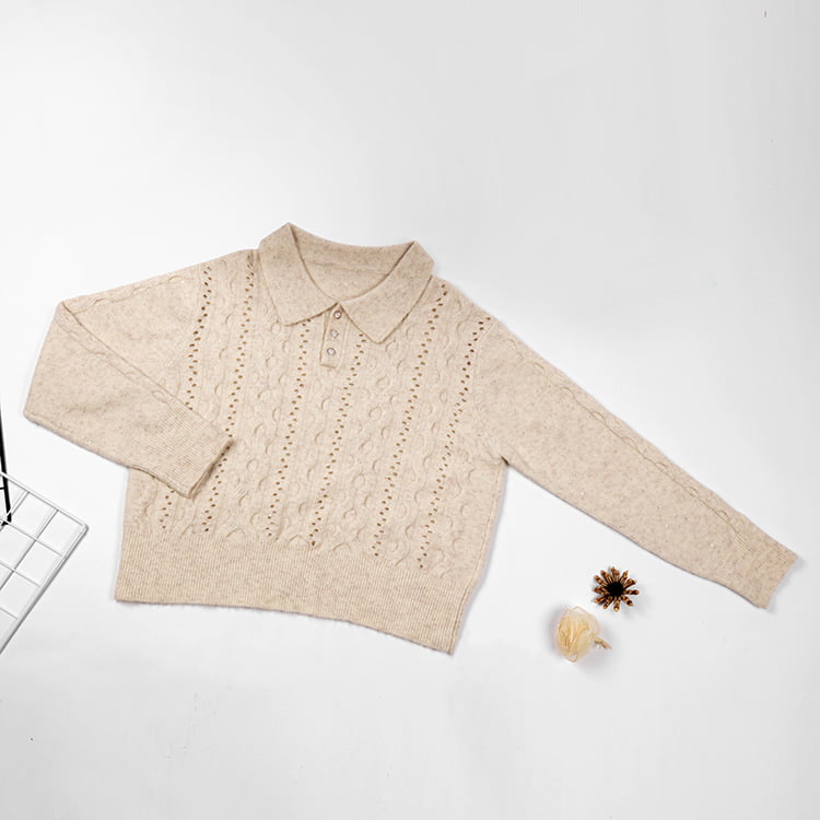 SM-K0012 tavaszi őszi póló hajtóka, egyszínű, kivágott aljú kötött pulóver SM-K0012 tavaszi őszi póló hajtóka, egyszínű, kivágott aljú kötött pulóver