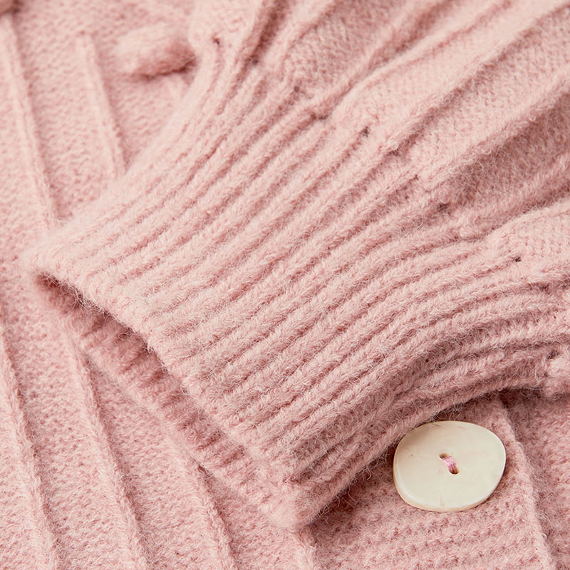 ML2211 aranyos, bújós nyakú, puffos ujjú, kötött kardigán pulóver ML2211 aranyos, bújós nyakú, puffos ujjú, kötött kardigán pulóver