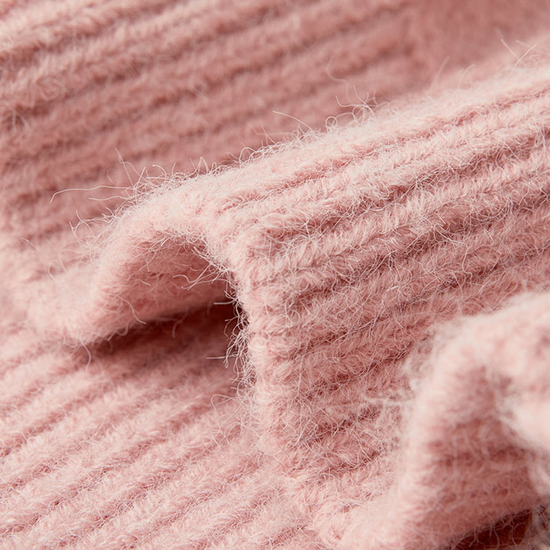 ML2211 aranyos, bújós nyakú, puffos ujjú, kötött kardigán pulóver ML2211 aranyos, bújós nyakú, puffos ujjú, kötött kardigán pulóver