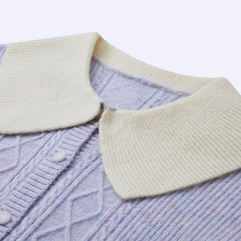 ML2205 francia babanyakörvű női kötött kardigán kabát ML2205 francia babanyakörvű női kötött kardigán kabát