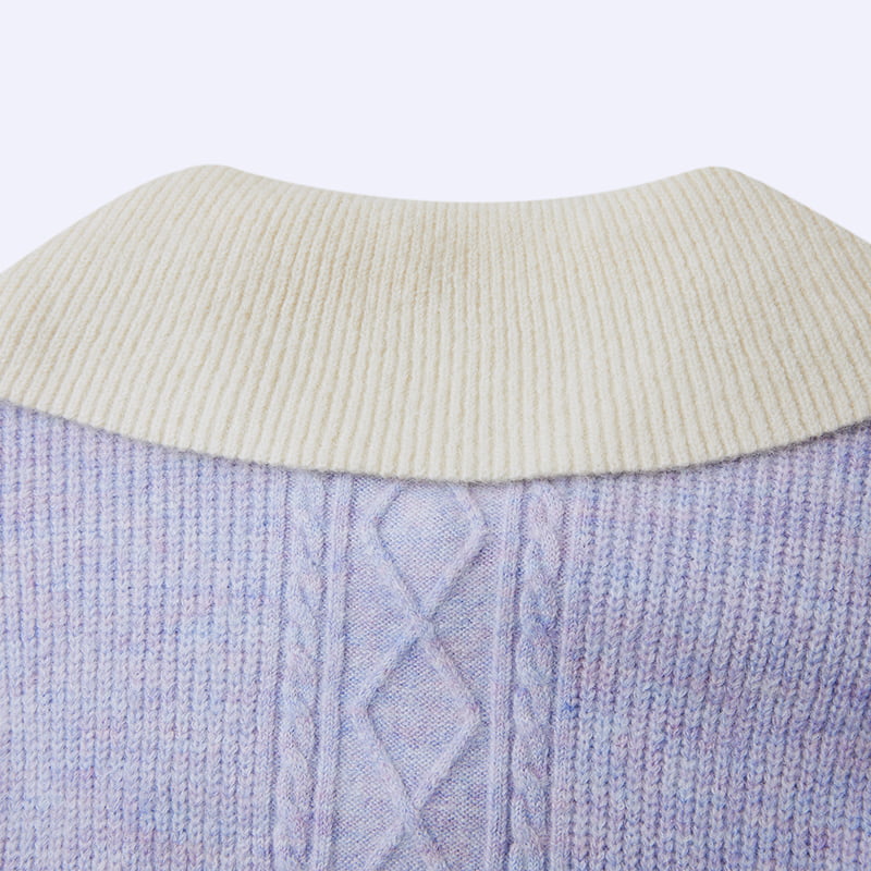 ML2205 francia babanyakörvű női kötött kardigán kabát ML2205 francia babanyakörvű női kötött kardigán kabát