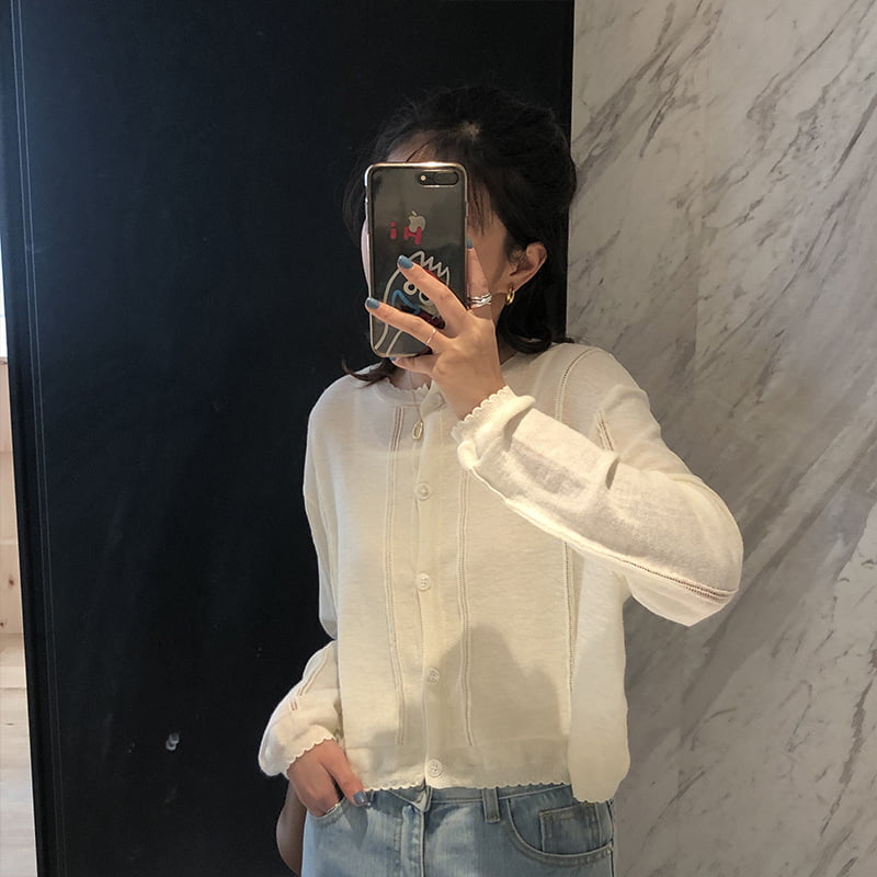 SM-K0014 Summer Sunblock Kötött kardigán női vékony légkondicionáló ing SM-K0014 Summer Sunblock Kötött kardigán női vékony légkondicionáló ing