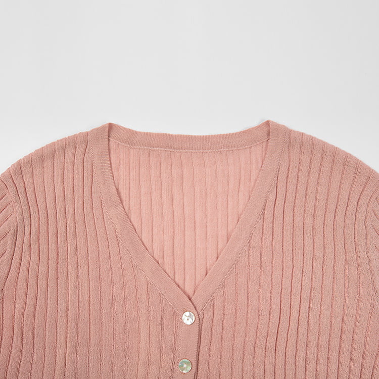 SM-K0005 függőleges csíkos rövid vászon kötött kardigán női nyári Shell gombos napvédő kabát SM-K0005 függőleges csíkos rövid vászon kötött kardigán női nyári Shell gombos napvédő kabát