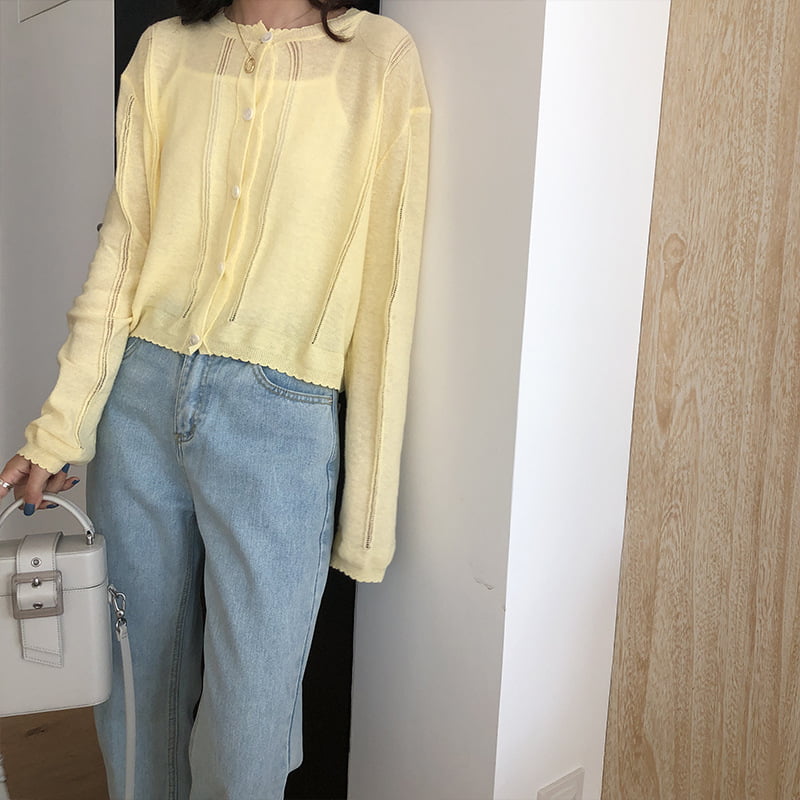 SM-K0014 Summer Sunblock Kötött kardigán női vékony légkondicionáló ing SM-K0014 Summer Sunblock Kötött kardigán női vékony légkondicionáló ing