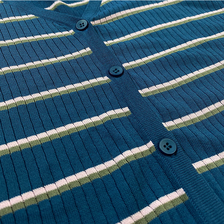 SM-K0001 nyári női felsőruházat koreai vászon csíkos napblokk, kötött kardigán SM-K0001 nyári női felsőruházat koreai vászon csíkos napblokk, kötött kardigán