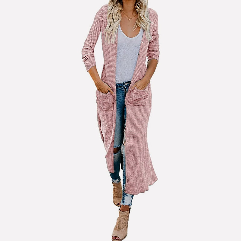 SM-K0074 V-nyakú, hosszú, tömör, zsebekkel kötött kardigán kabát SM-K0074 V-nyakú, hosszú, tömör, zsebekkel kötött kardigán kabát