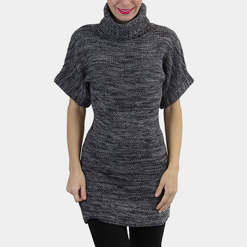 SM-K0067 magas gallérú, sima derékig érő rövid ujjú kötött pulóver SM-K0067 magas gallérú, sima derékig érő rövid ujjú kötött pulóver